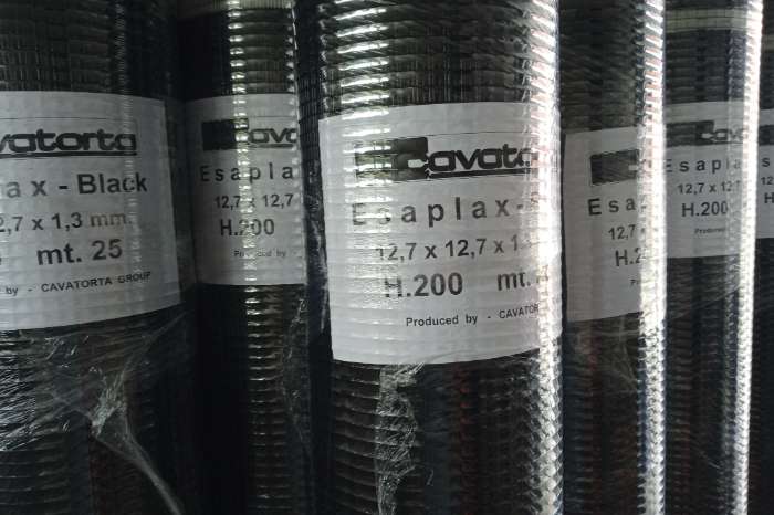 esafort black volieregaas 12,7x12,7x1,00/1,40mm